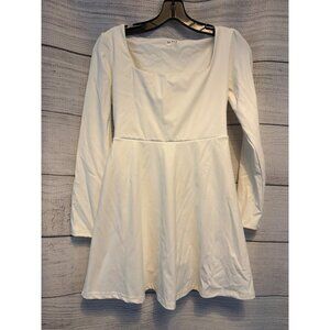 HYZ Long-Sleeved Athletic Mini Dress with Shorts Size M